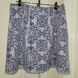New York & Company periwinkle skirt